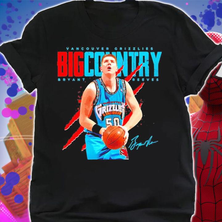 Bryant Reeves Vancouver Grizzlies Basketball Shirt t-shirt shirt