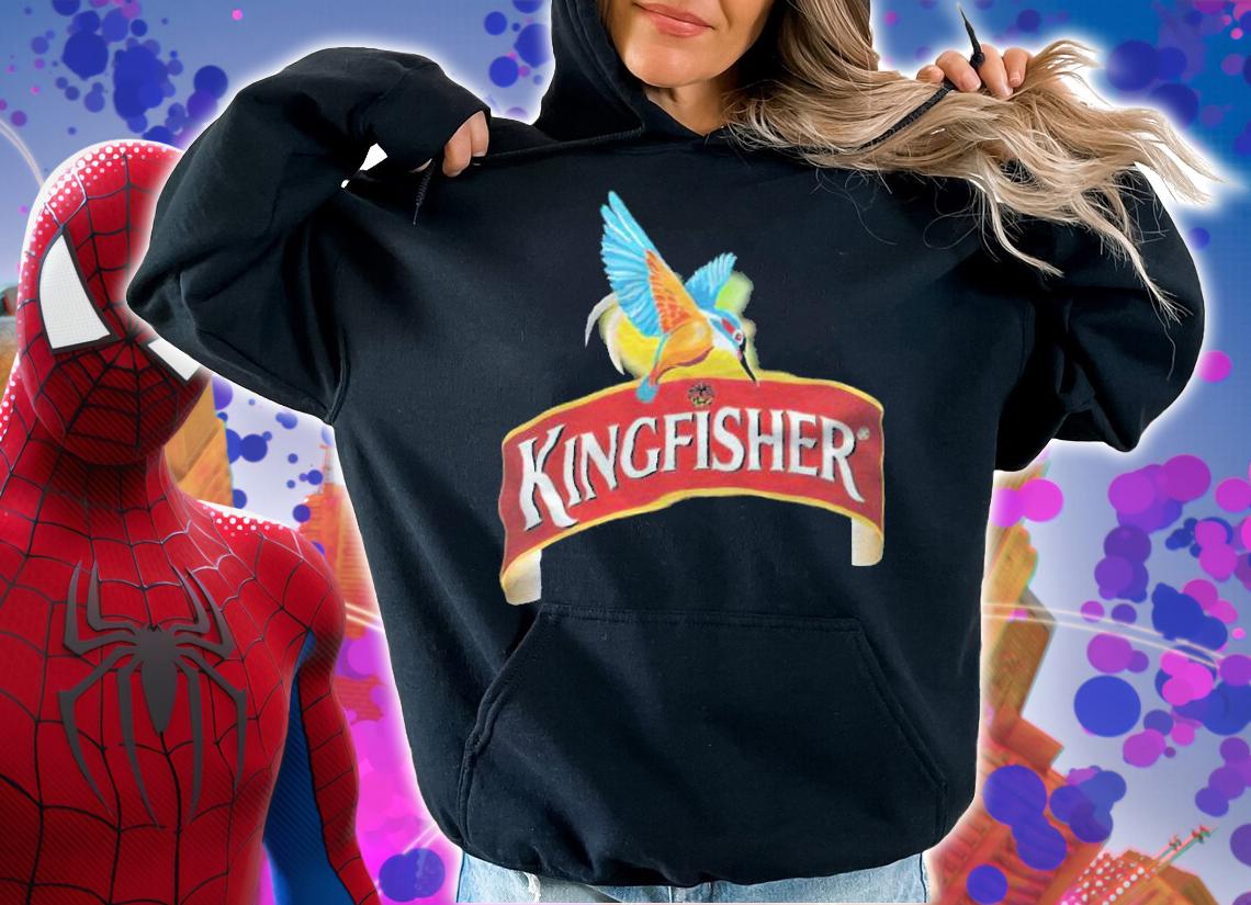 Kingfisher Indian beer logo T-shirt t-shirt hoodie