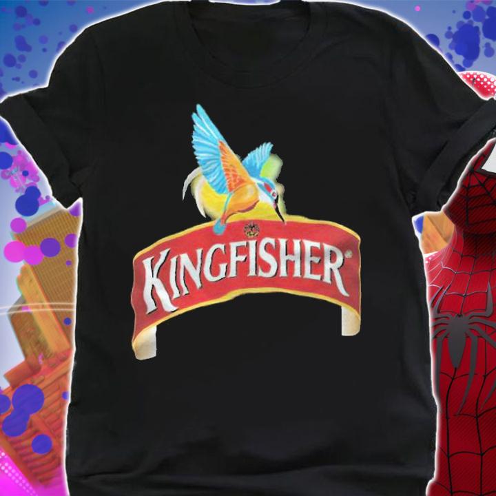 Kingfisher Indian beer logo T-shirt t-shirt shirt