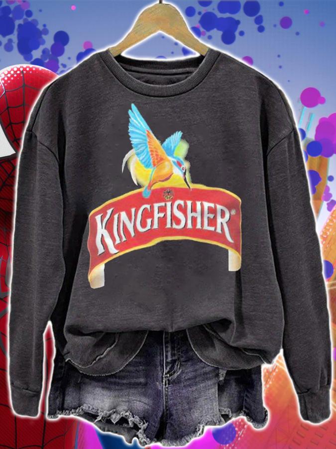 Kingfisher Indian beer logo T-shirt t-shirt sweatshirt