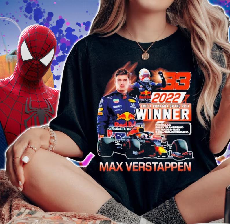 Max Verstappen 2022 Emilia Romagna Grand Prix Winner Shirt t-shirt woman shirt