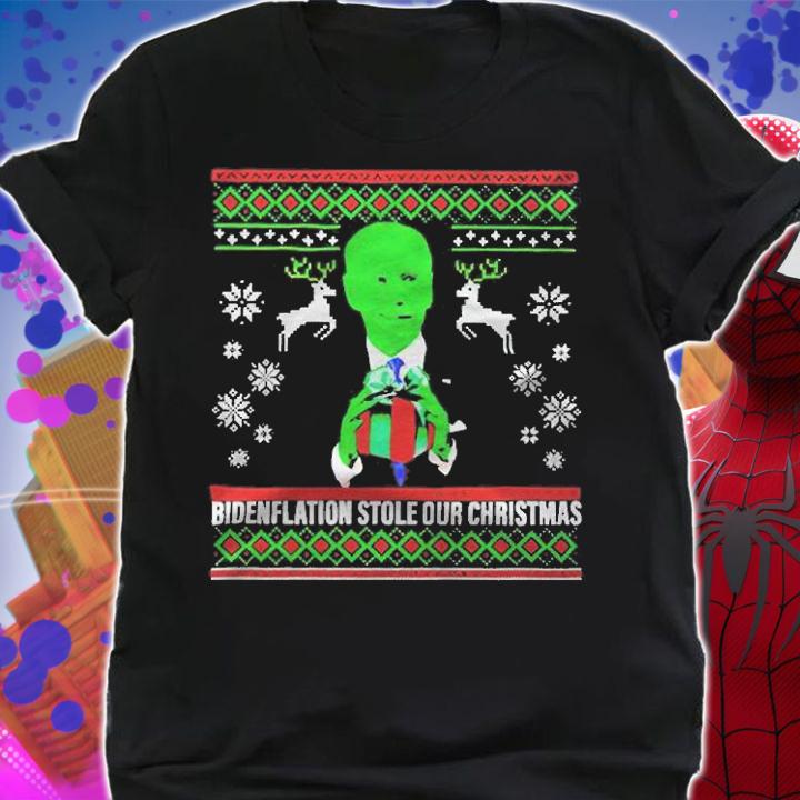 Ugly Bidenflation stole our Christmas T-shirt t-shirt shirt