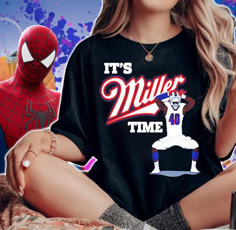 Circling The Wagons Its Von Miller Time Buffalo Bills T-Shirt t-shirt woman shirt