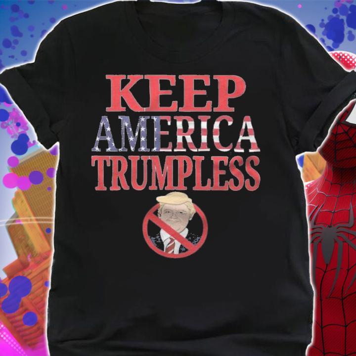 F Joe Biden keep America Trumpless - Anti Trump Distressed T-Shirt t-shirt shirt