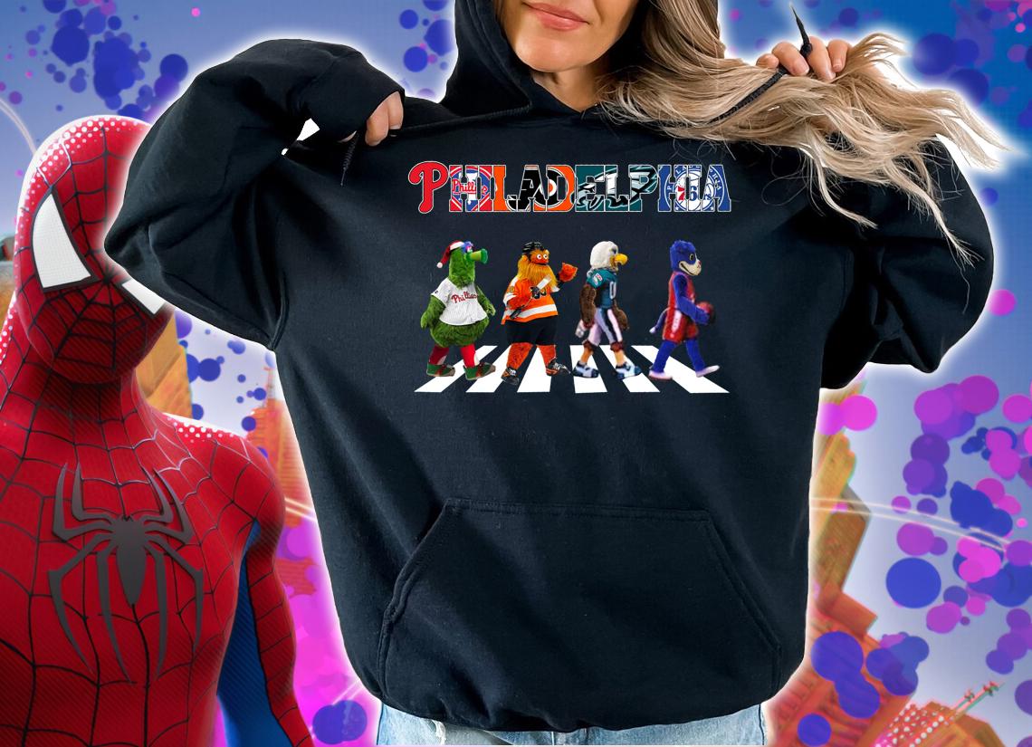Mascot Philadelphia Sports Teams Abbey Road The Beatles t-shirt hoodie