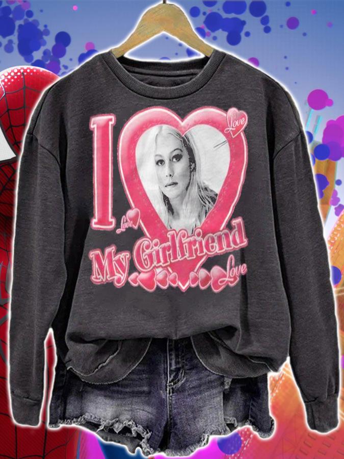 Phoebe Bridgers I love my girlfriend heart T-shirt t-shirt sweatshirt