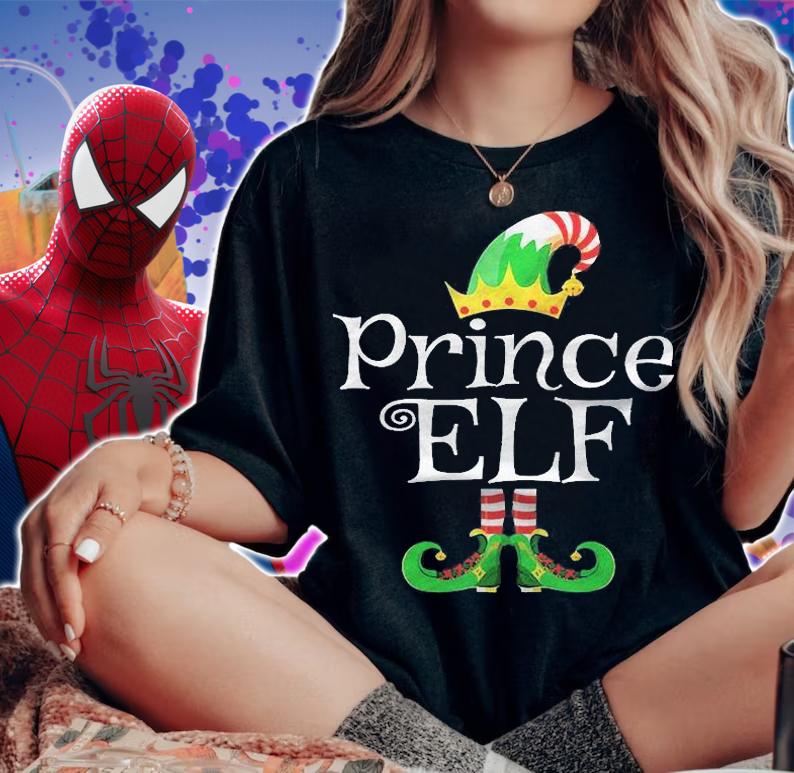 Prince Elf Shirt Boy Funny Family Matching Elf Christmas Shirt t-shirt woman shirt