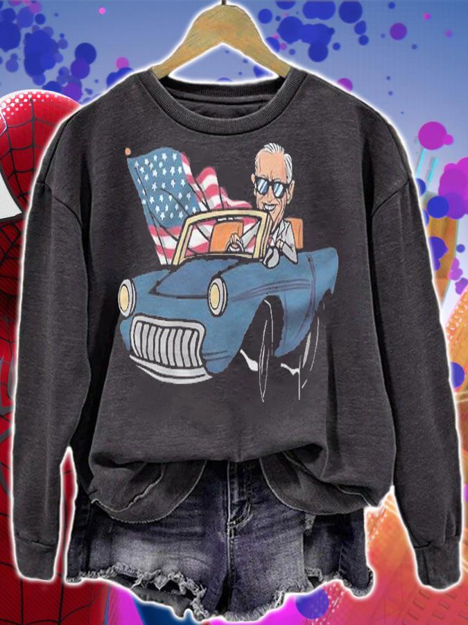 Ridin' With Biden Funny T-Shirt t-shirt sweatshirt