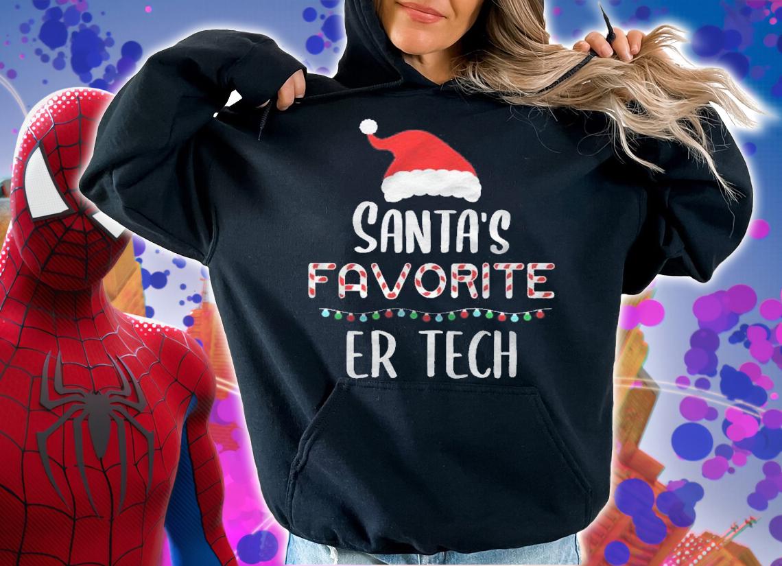 Santas Favorite Er Tech Pajamas Christmas Xmas Shirt t-shirt hoodie