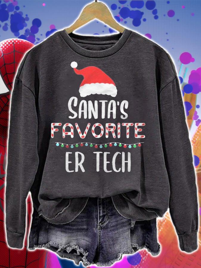 Santas Favorite Er Tech Pajamas Christmas Xmas Shirt t-shirt sweatshirt