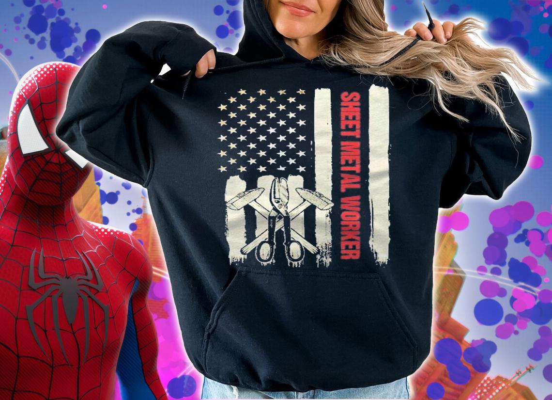 Sheet Metal Worker Design On Back Of Shirt t-shirt hoodie