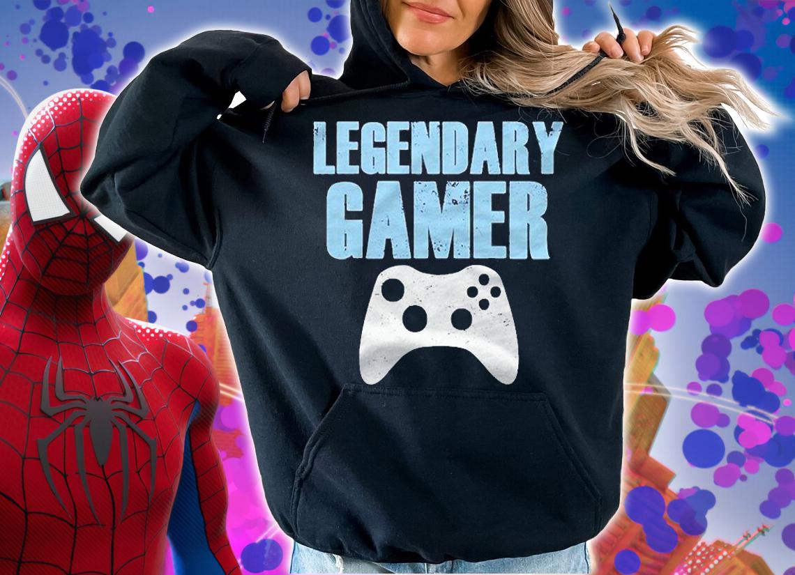Video Game Player Gift Legendary Gamer Gaming Teen Boys Kids Shirt t-shirt