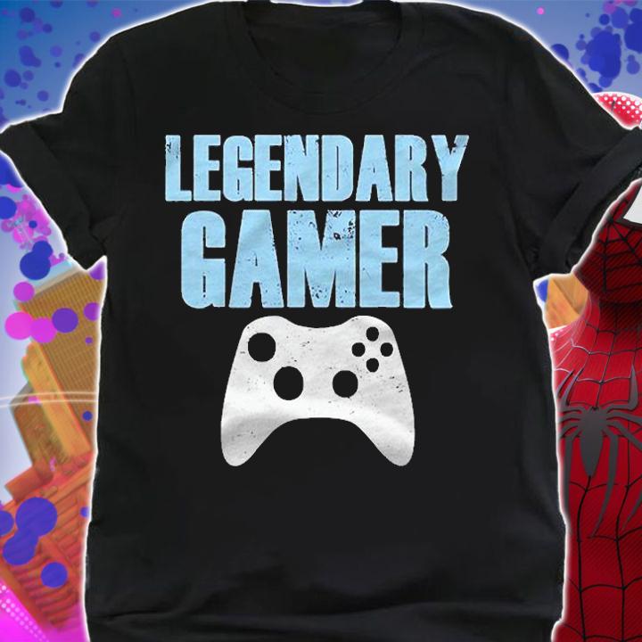 Video Game Player Gift Legendary Gamer Gaming Teen Boys Kids Shirt t-shirt