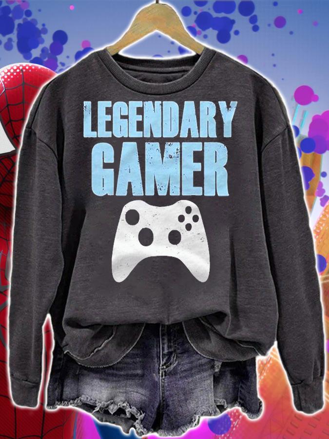 Video Game Player Gift Legendary Gamer Gaming Teen Boys Kids Shirt t-shirt