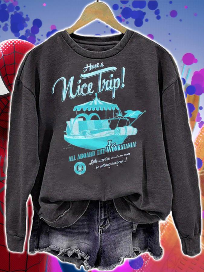 Willy Wonka Wonkitania Longsleeve Gift Shirt t-shirt sweatshirt