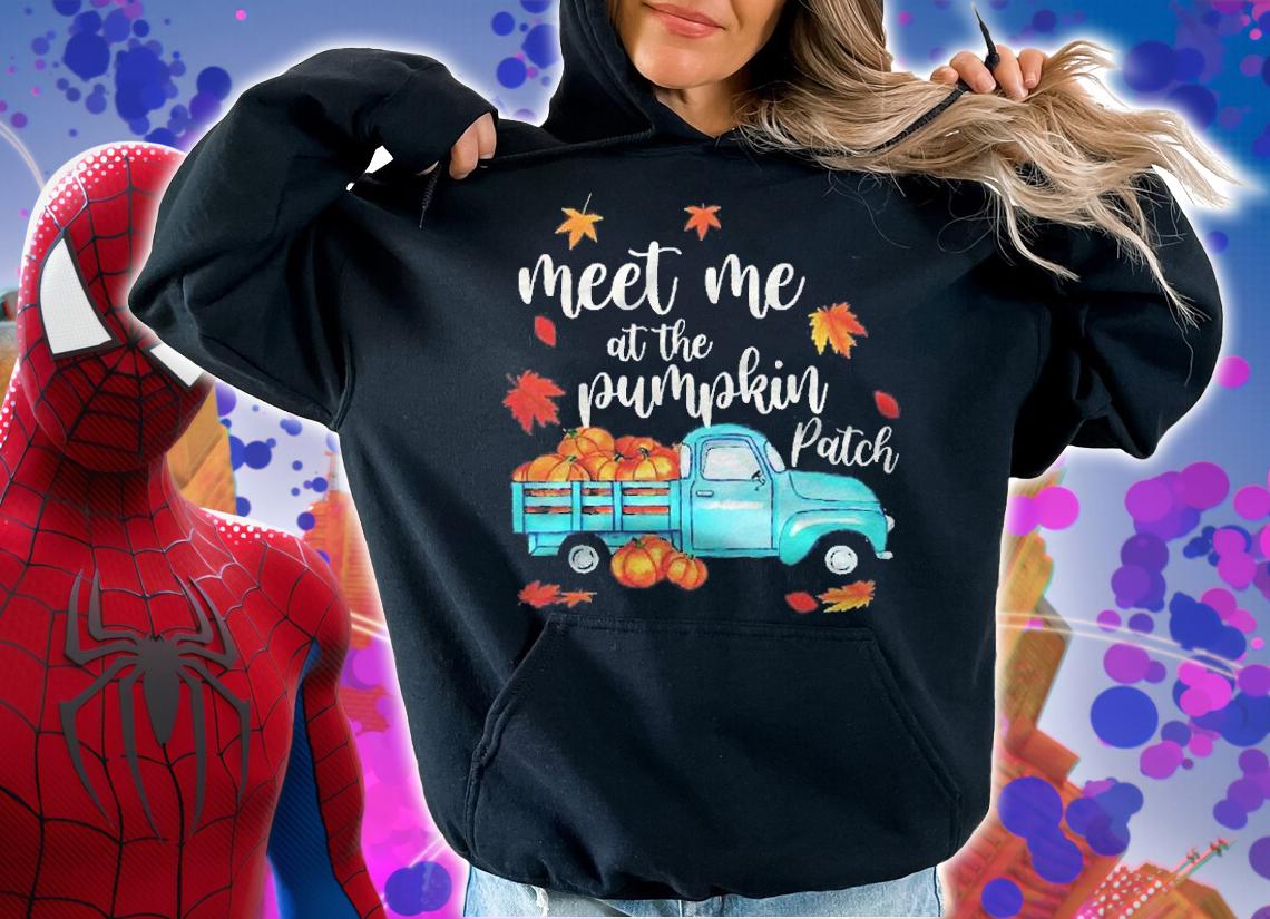 Meet Me At The Pumpkin Patch Halloween 2021 Pumpkin Truck Shirt t-shirt hoodie