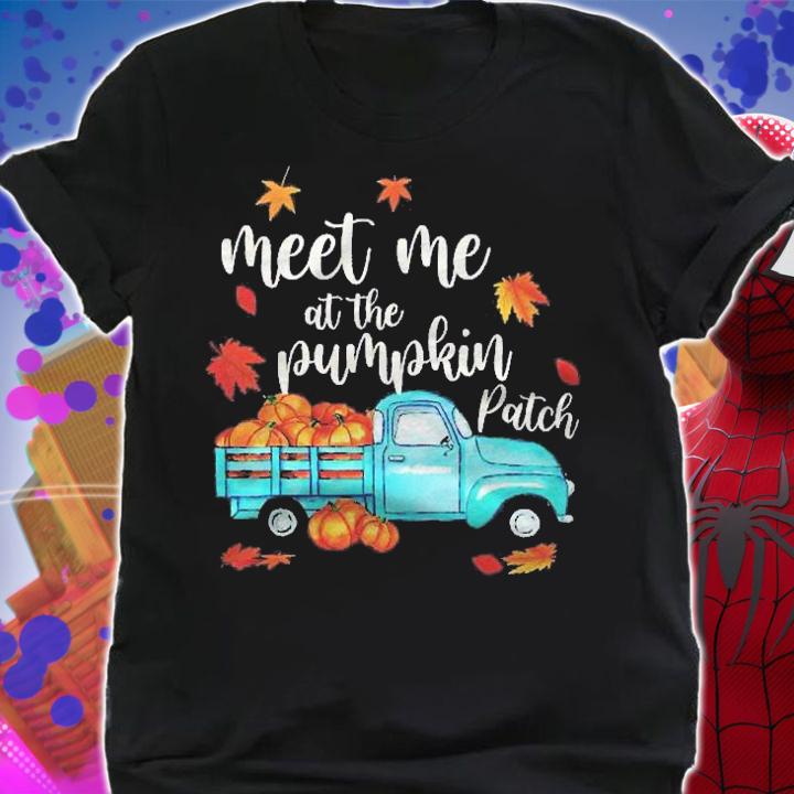 Meet Me At The Pumpkin Patch Halloween 2021 Pumpkin Truck Shirt t-shirt shirt