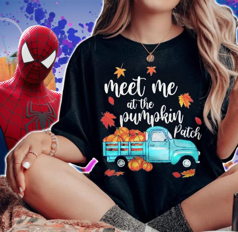 Meet Me At The Pumpkin Patch Halloween 2021 Pumpkin Truck Shirt t-shirt woman shirt