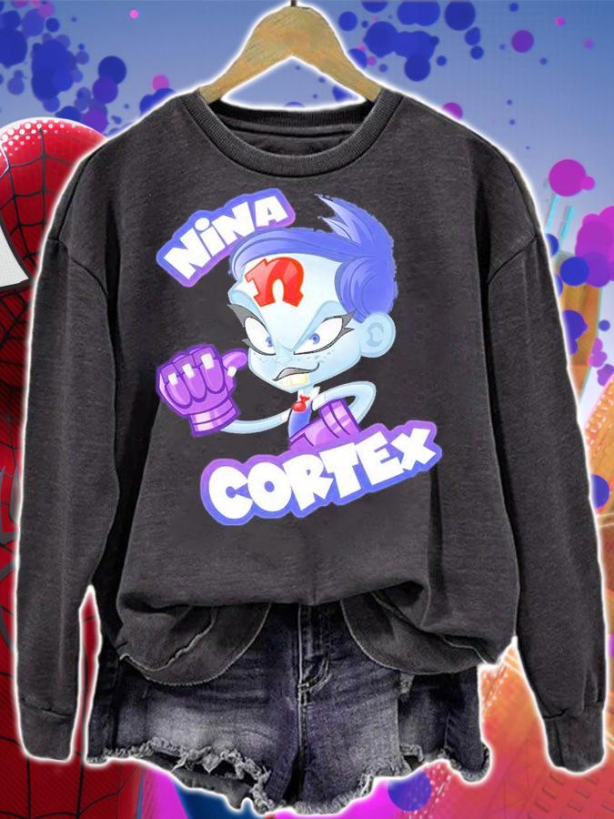 Crash Bandicoot Nina Cortex Shirt t-shirt sweatshirt