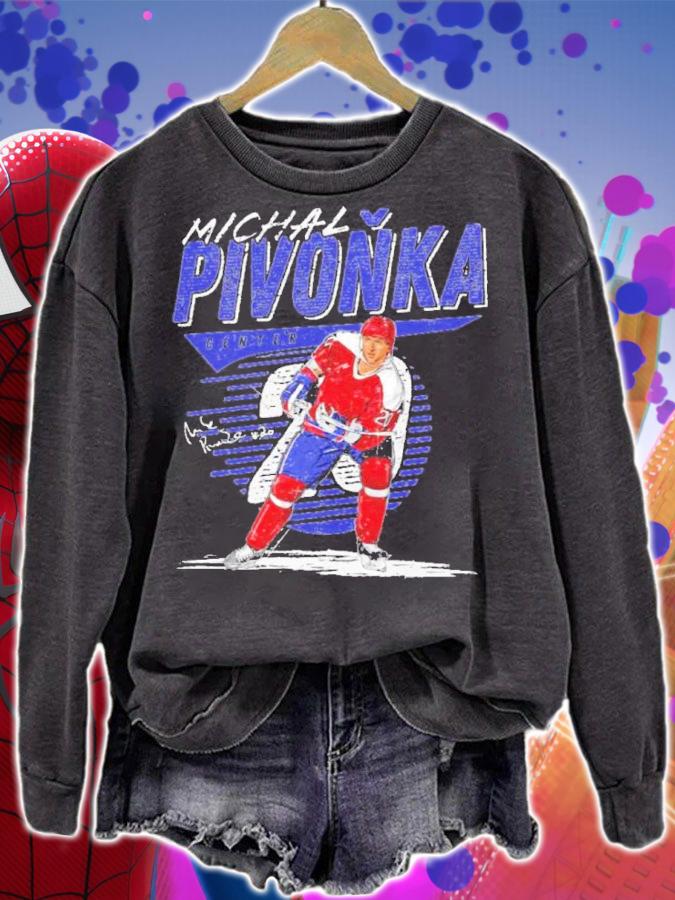 Michal Pivonka Washington Comet Hockey Signatures Shirt t-shirt sweatshirt