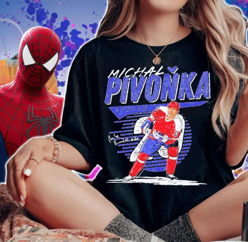 Michal Pivonka Washington Comet Hockey Signatures Shirt t-shirt woman shirt
