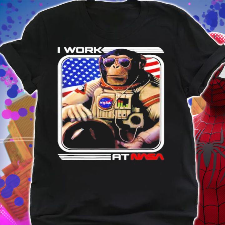 NASA Astronaut Monkey Worm Insignia Cool Shirt t-shirt shirt