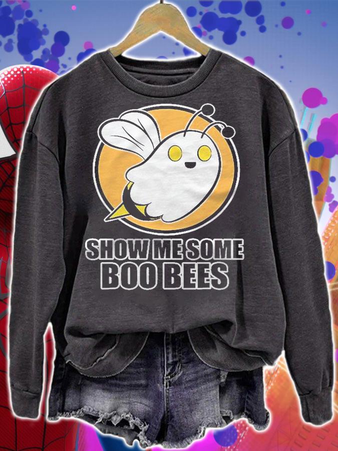 Show Me Some Boo Bees For Women Halloween Shirt t-shirt sweatshirt