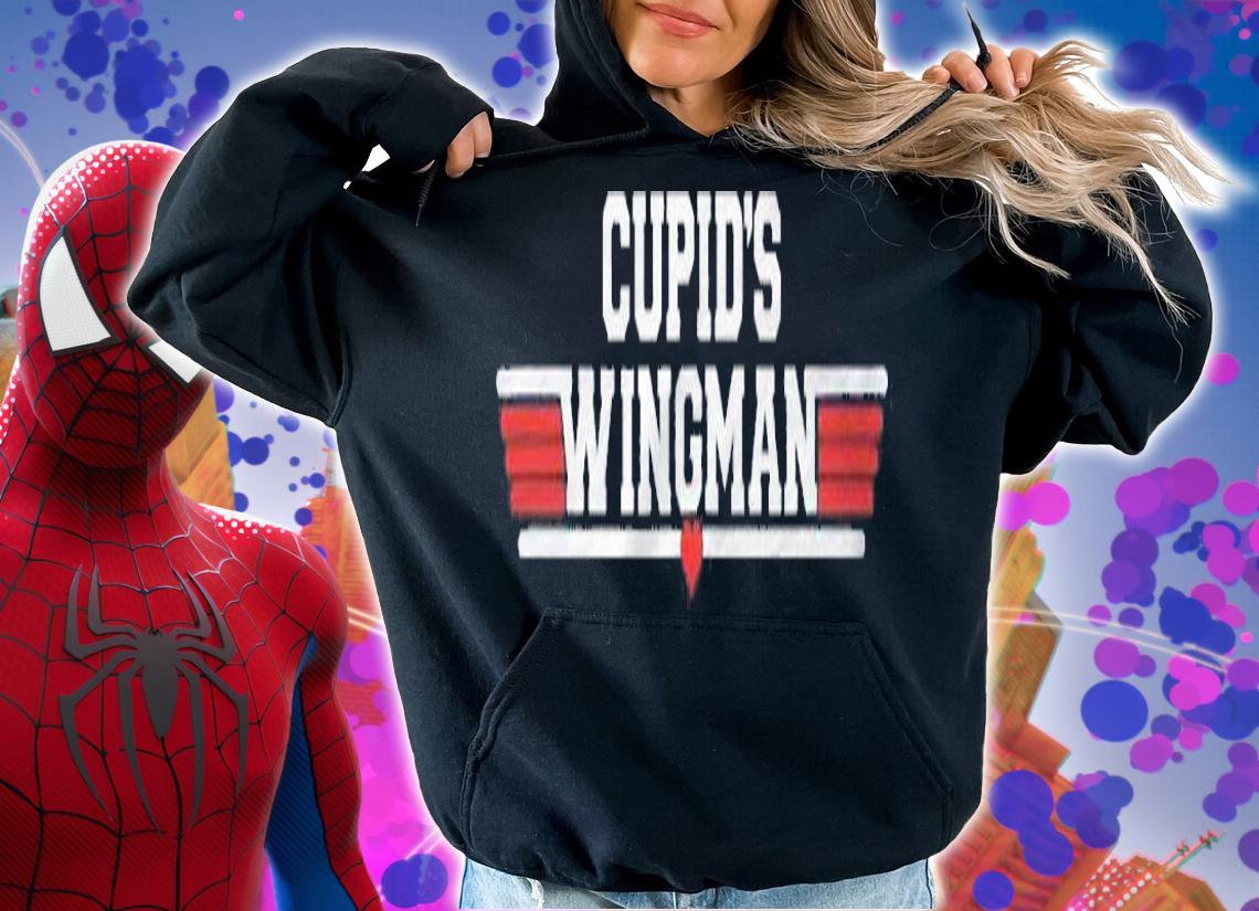 Cupids Wingman Valentines Day Romantic Love Holiday Shirt t-shirt hoodie