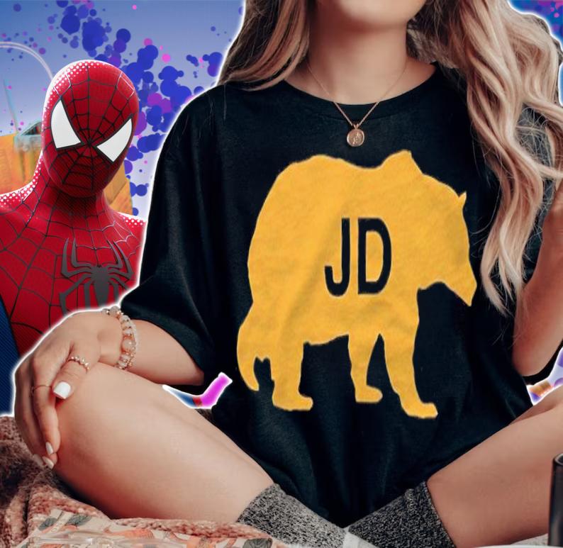 Jeff Dickenson JD logo T-shirt t-shirt woman shirt