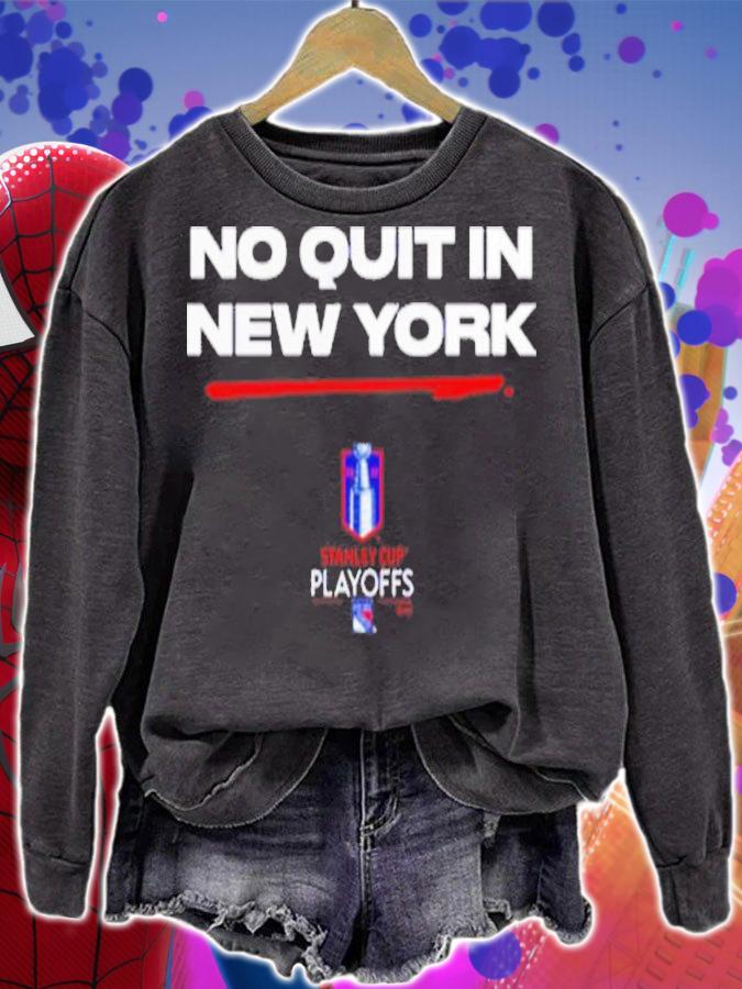 No Quit In New York Rangers Playoff 2022 Shirt t-shirt sweatshirt
