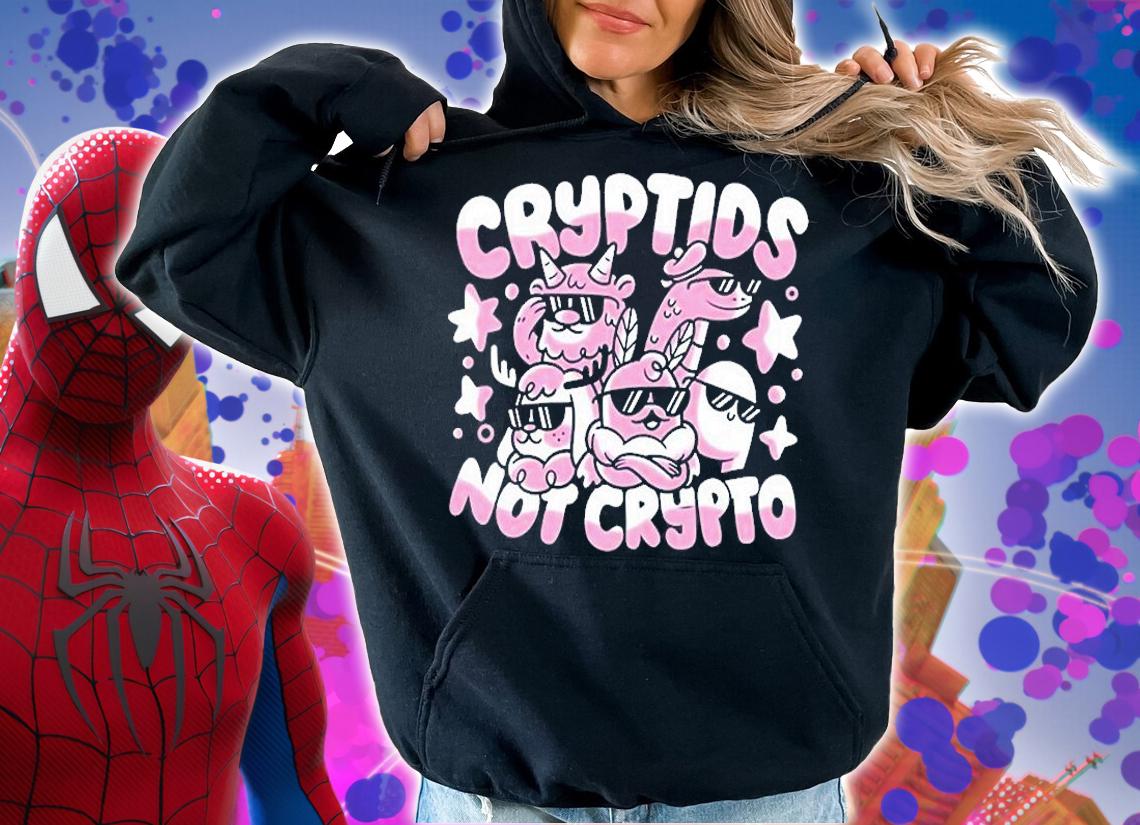 The Yetee Jushmu Cryptids Not Crypto T-Shirt t-shirt hoodie