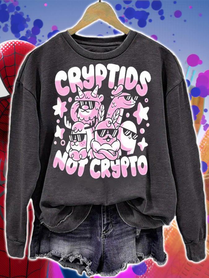 The Yetee Jushmu Cryptids Not Crypto T-Shirt t-shirt sweatshirt