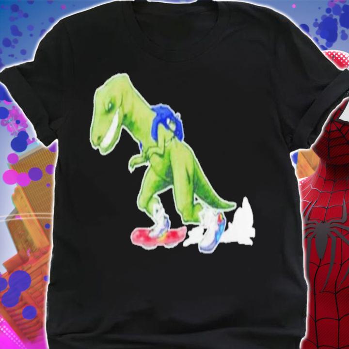 Trex Hoverboard Airmags Nike Dinosaur School Shirt t-shirt shirt