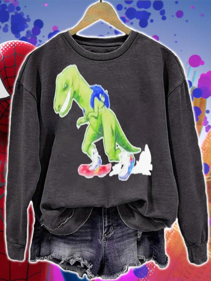 Trex Hoverboard Airmags Nike Dinosaur School Shirt t-shirt sweatshirt