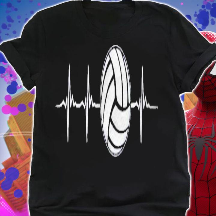 Volleyball Heartbeat Volleyball Funny Graphic Clothes Shirt t-shirt shirt