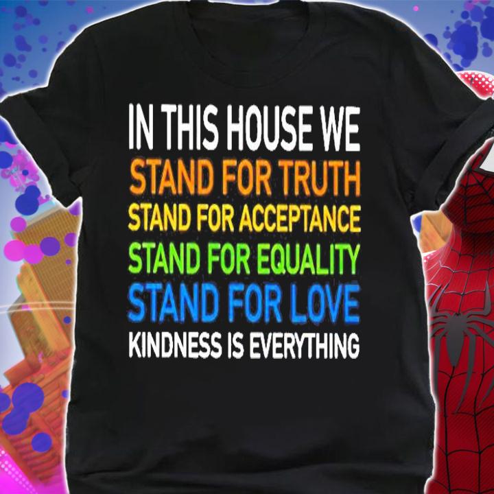 In This House We Stand For Truth T-Shirt t-shirt shirt