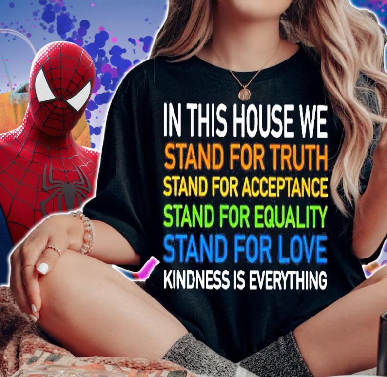 In This House We Stand For Truth T-Shirt t-shirt woman shirt