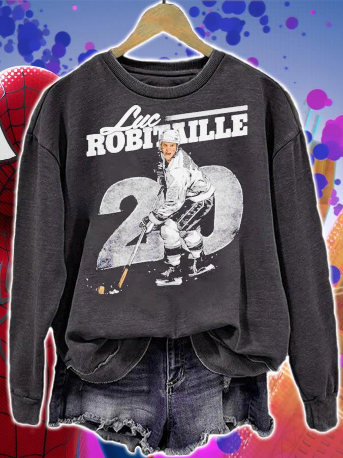 Luc Robitaille Los Angeles Retro Hockey Signatures Shirt t-shirt sweatshirt