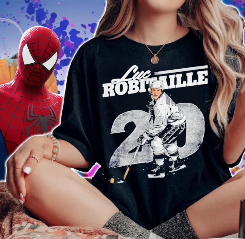 Luc Robitaille Los Angeles Retro Hockey Signatures Shirt t-shirt woman shirt