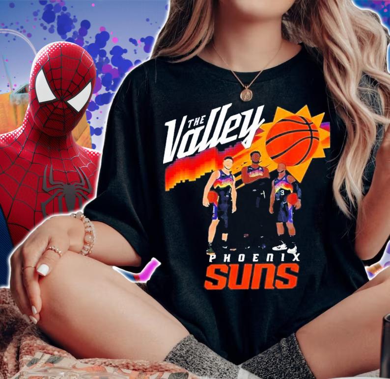 Phoenix Suns City Edition The Valley Basketball Shirt t-shirt woman shirt
