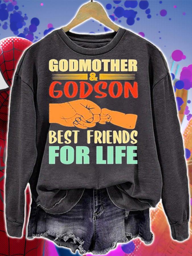 Godmother And Godson Best Friends For Life T-Shirt t-shirt sweatshirt