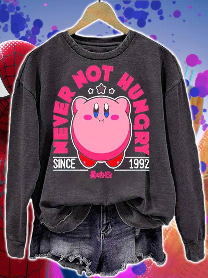 Kirby never not hungry since 1992 T-shirt t-shirt
