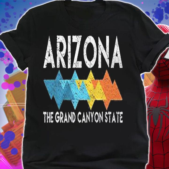 Retro Arizona Az The Grand Canyon State Hiking Backpacking Shirt t-shirt shirt
