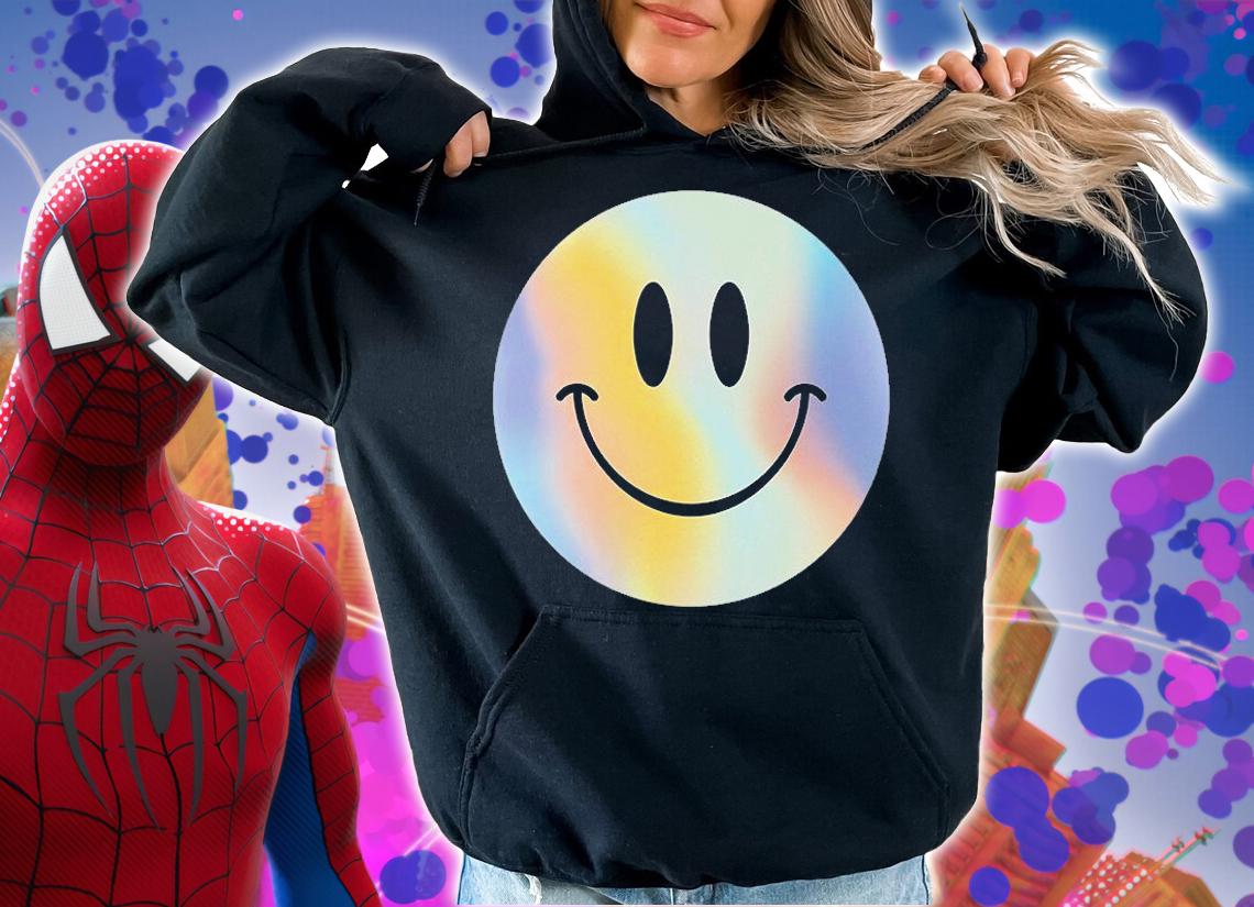 Colorful Smiley Face T-Shirt t-shirt hoodie