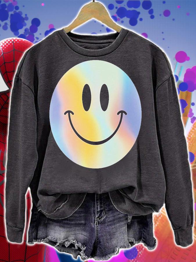 Colorful Smiley Face T-Shirt t-shirt sweatshirt