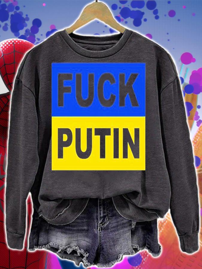 Fuck Putin No War In Ukraine T-Shirt t-shirt sweatshirt