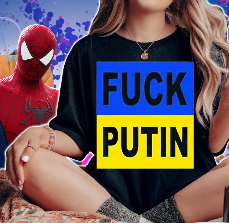 Fuck Putin No War In Ukraine T-Shirt t-shirt woman shirt