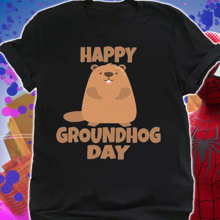 Happy Groundhog day 2 2 2022 Essential T-Shirt t-shirt shirt