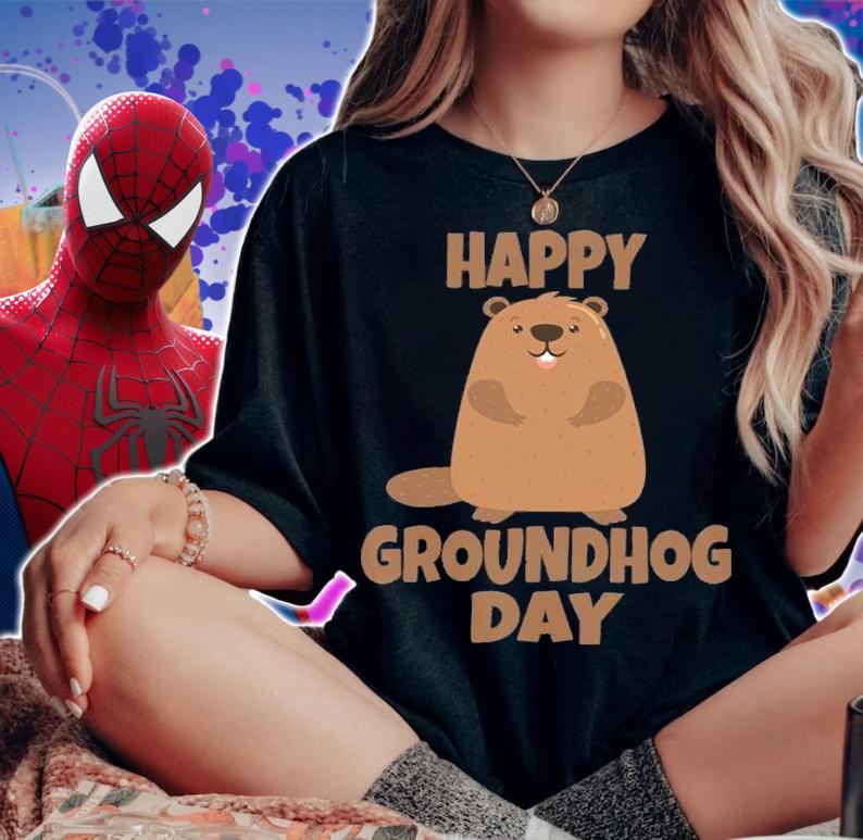 Happy Groundhog day 2 2 2022 Essential T-Shirt t-shirt woman shirt
