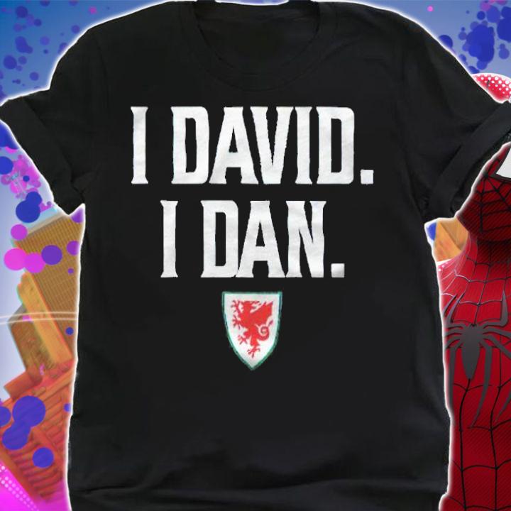 I David I Dan Wales football T-shirt t-shirt shirt
